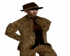 (S) Brown 3 Piece Suit