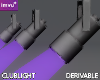 4 Purple Spotlights+