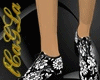 [C] Flower BW Shoes M