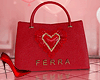 ~F~VDoll Handbag Red