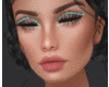 Neon blue eyeliner Zell