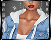 SCHOOL Denim  Hoodie