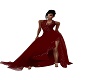 L Red Gown