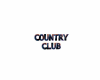 Country Club Sign