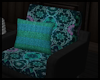 Chair Boho Purp/Teal ~