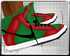 High Tops  Green/Red