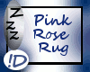 !D Pink Rose Rug