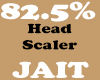 82.5% Head Scaler