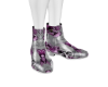 FLORAL SKULL BOOTS