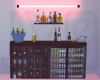 Black Neon Red Mini Bar