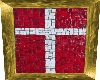 Danish Flag Mosaic Gold