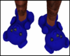 Bear Slippers Blue M