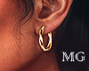 Curl Earrings Gold
