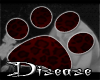 -DD- Red Big Paw Print