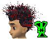 Spikey blood hair