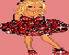 Red Glitter Cheerleader