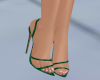 D Green Strappy Sandals