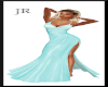 [JR] Shimmer Aqua Gown