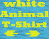white Animal T-shirt