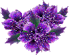 glitter purble flower