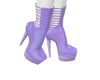 KARRI L PURP STRAP BOOTS