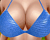 SHINY Busty Blue Bikini