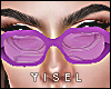 Y. Mardi Gras Glasses
