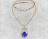 (KUK)Jewelry Set blue P4