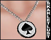 SL Spade Necklace Plat