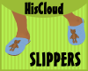 (HC) Teddy Bear Slippers