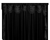 Satin Black Drapes