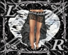 {LR}Onyx/S Lace Skirt