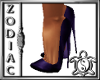 Purple miniskirt heels