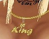 gold king necklace