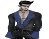 Black/Blue Pirate Shirt