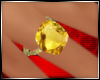 24k Yellow Sapphire Ring