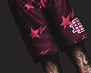 Stars Purple Shorts