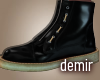 [D] Casual black boots