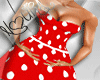 [N]Red Spotty Cute Dress