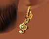 Music earings animated