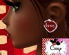 Love V-Day Earring