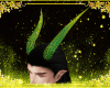 Velour Horns ~ Green