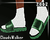 Hunter Green Sandals