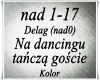 Na dancingu tancza ...