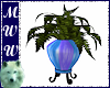 Blue/Purple Potted Plant
