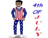 4TH OF JULY FULL SUIT