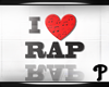 I Love Rap Sticker 2