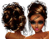 Boo ~ brown/gold updo
