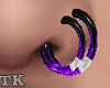 Purple Black Nose Ring