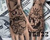 Hand Tattoo Patinhas 0.1